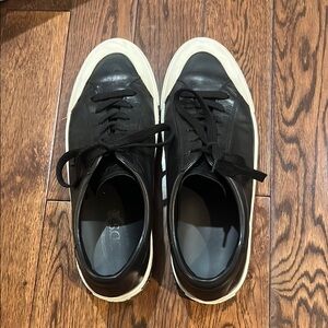 Tod's Black and White Minimalist Sneakers